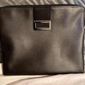 BVLGARI Grey CLUTCH Bag Tablet Cosmetic ACCESSORIES Bag Nwot..